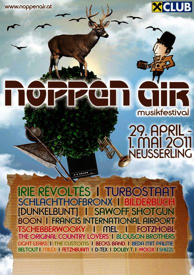 noppen air musikfestival @ neußerling, oö - front