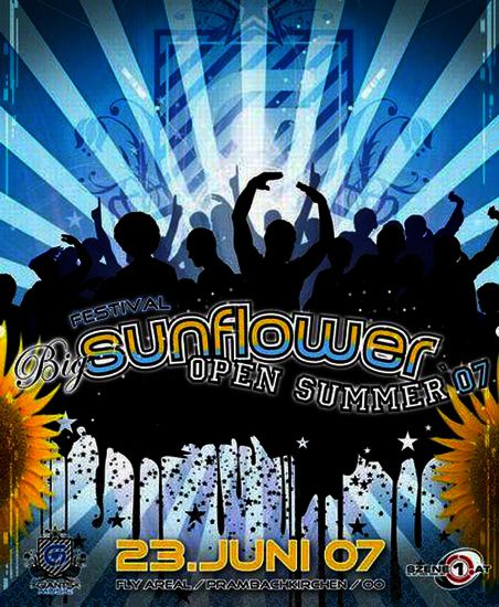 big sunflower festival @ fly, prambachkirchen - front