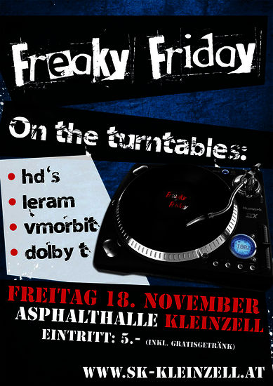 freaky friday @ asphalthalle, kleinzell - front