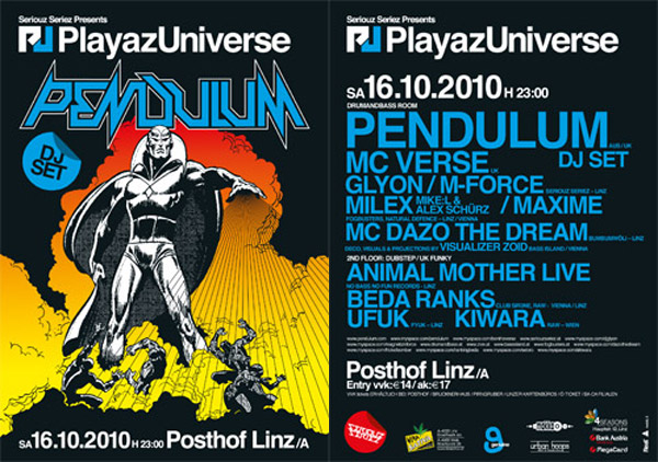 coming up  this saturday | playaz universe & contact!