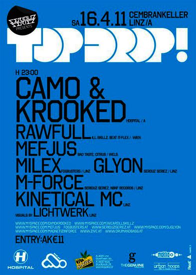 top drop! @ cembrankeller, linz - back top drop! @ cembrankeller, linz - back
