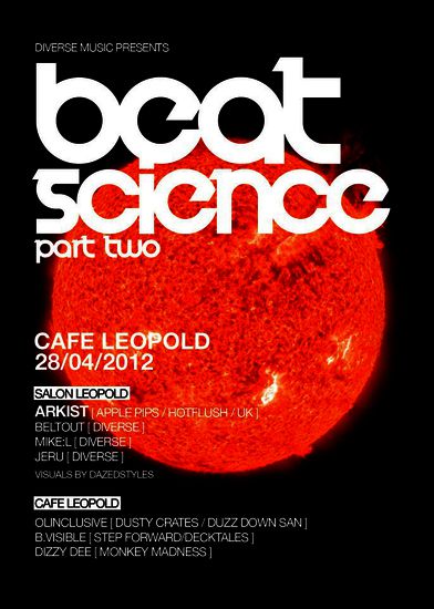 beat science pres. ARKIST @ leopold, wien - front