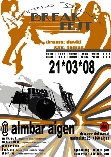 break:fest part 2 @ almbar, aigen - front