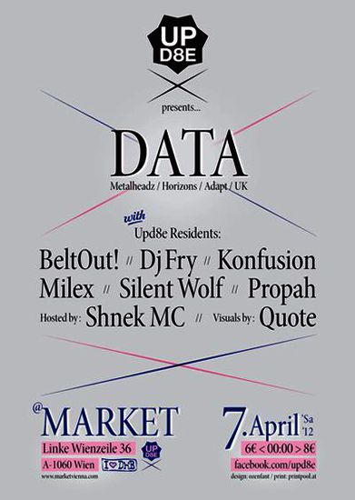 UPD8E pres. DATA @ market, wien - back