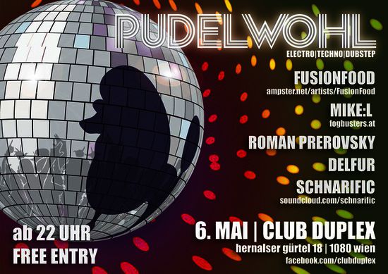 pudelwohl #5 @ club duplex, wien - front