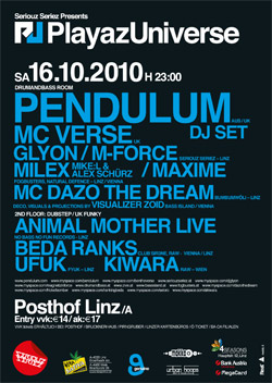 playaz universe @ posthof, linz - back