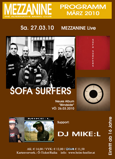 sofa surfers @ mezzanine club, st. peter - back