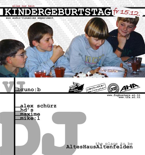 kindergeburtstag @ aha - altes haus altenfelden - front